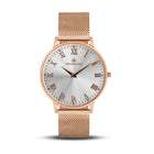 Franklord Classique Rose - Milanese Bracelet | Slim Men's Rose Gold Watch