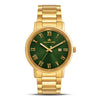 Franklord Mens Maha Vastu Watch - Emerald Green in Gold 2.0