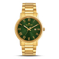 Franklord Mens Maha Vastu Watch - Emerald Green in Gold 2.0