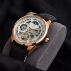 Franklord Navigator Solstice - Dual Time Automatic Skeleton Watch For Men