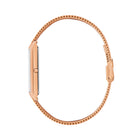 Franklord The Indian Tank – Champagne Luxe | Rose Gold Rectangular Slim Watch for Men