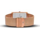 Franklord The Indian Tank – Champagne Luxe | Rose Gold Rectangular Slim Watch for Men