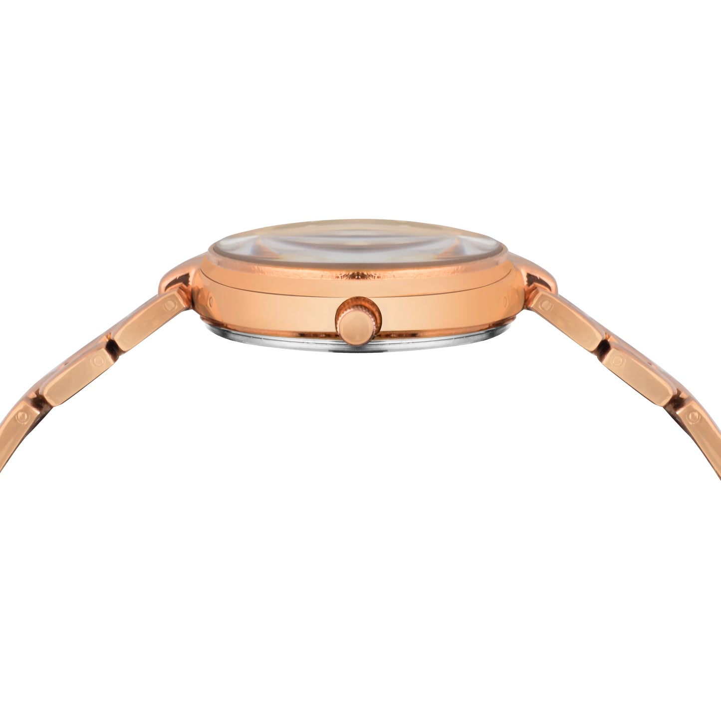 QUEEN'S NECKLACE-Rose Gold- Feminine Elegance Jewel Watch Necklace For Womens F-112 RL