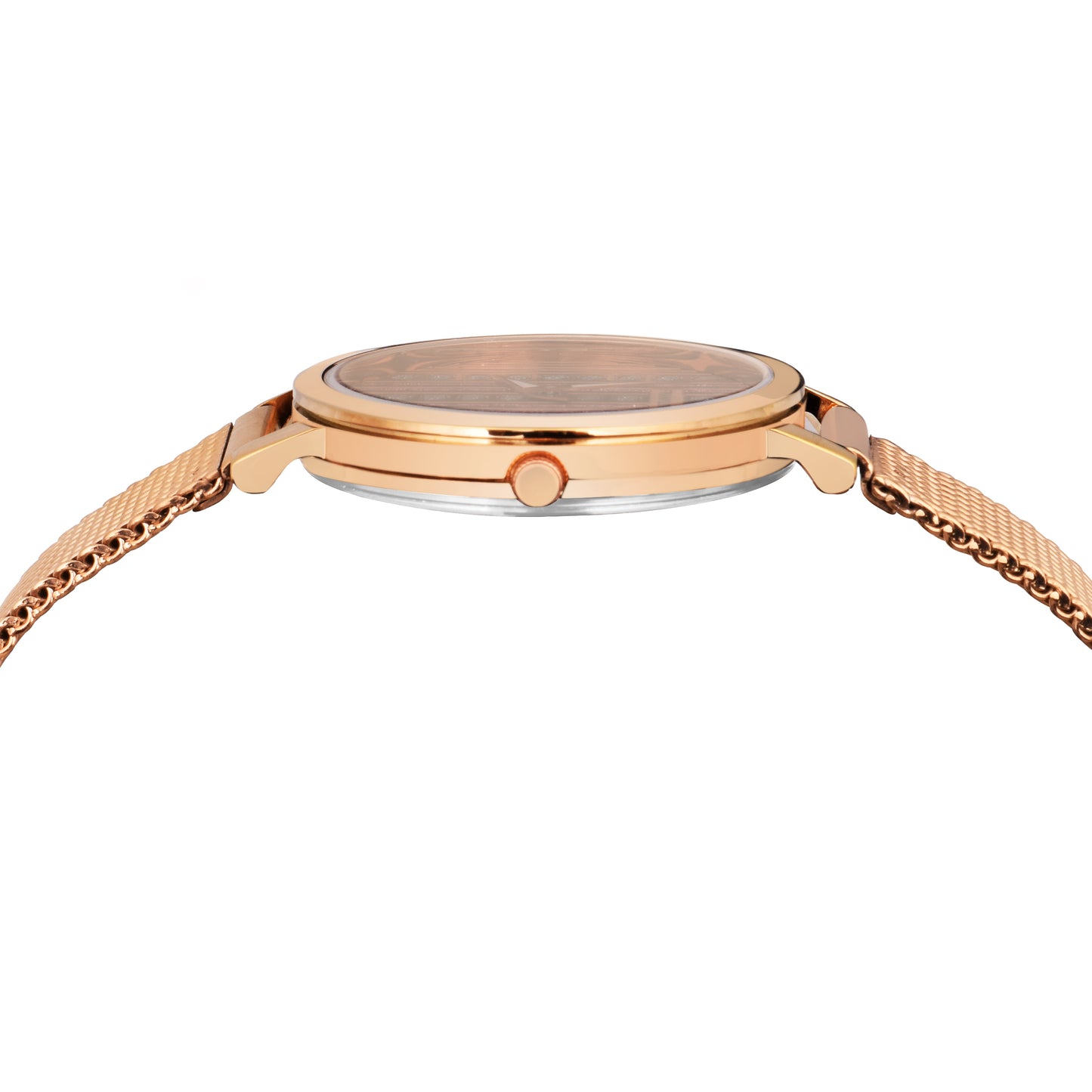 CINDRELLA -FRANKLORD- Gold- Blush Bloom Watch For Women F-131 RRLL A