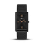Franklord The Indian Tank – Noir Luxe | Rectangular Black Dial Slim Watch for Men