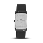 Franklord The Indian Tank – Noir Luxe | Rectangular Black Dial Slim Watch for Men