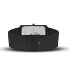 Franklord The Indian Tank – Noir Luxe | Rectangular Black Dial Slim Watch for Men