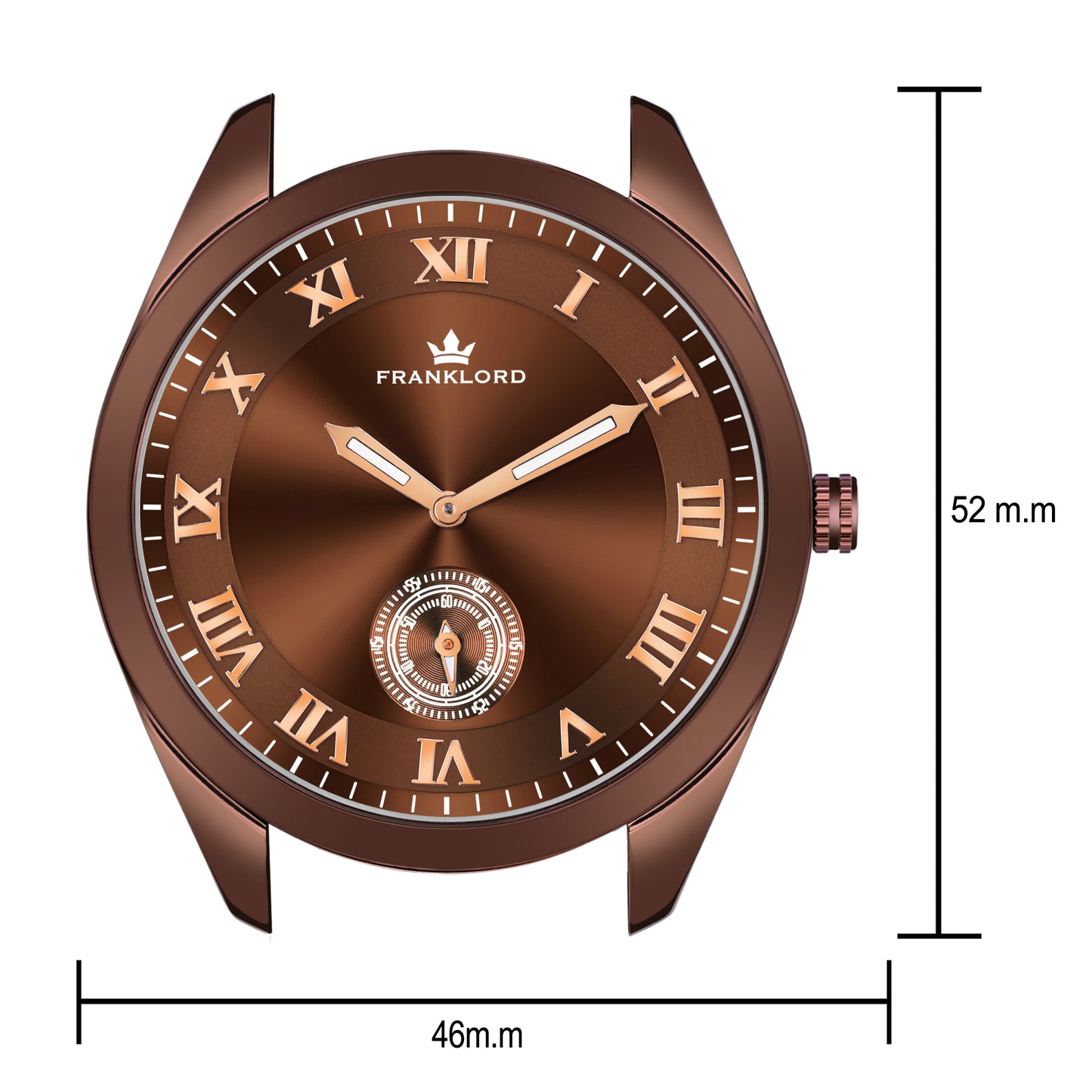 MARCUS- Brown- Titan Triumph Watch For Men F-138 BWBWG