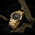 Franklord Mens Maha Vastu Watch - Onyx Black