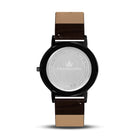 Franklord Classique Eclipse - Brown Leather | All Black Men's Slim Watch