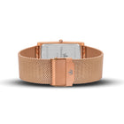 Franklord The Indian Tank – Rose Luxe | Slim Rose Gold Rectangular Watch for Men