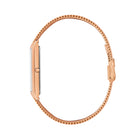 Franklord The Indian Tank - Ocean Luxe | Rose Gold Blue Dial Rectangular Slim Watch for Men