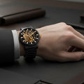 Franklord Mechanis 2.0 Noir Eclipse - Bridge Automatic Skeleton Watch