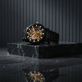 Franklord Mechanis 2.0 Noir Eclipse - Bridge Automatic Skeleton Watch