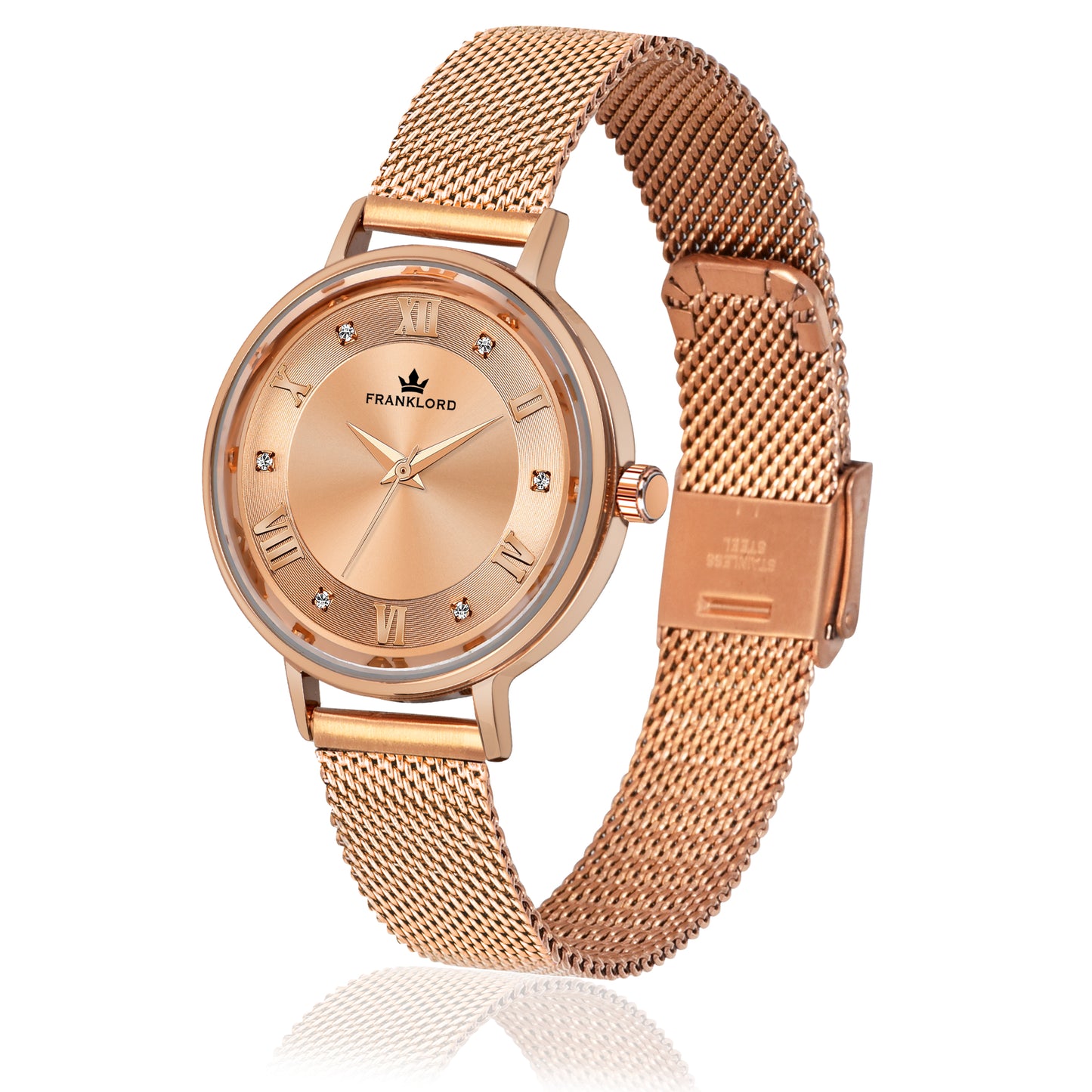 ROMEO & JUILET III -Rose Gold -Passion's Promise Watch For Women F-132 RRL