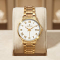 Franklord Ladies Maha Vastu Watch | White in Gold (Clarity Series)