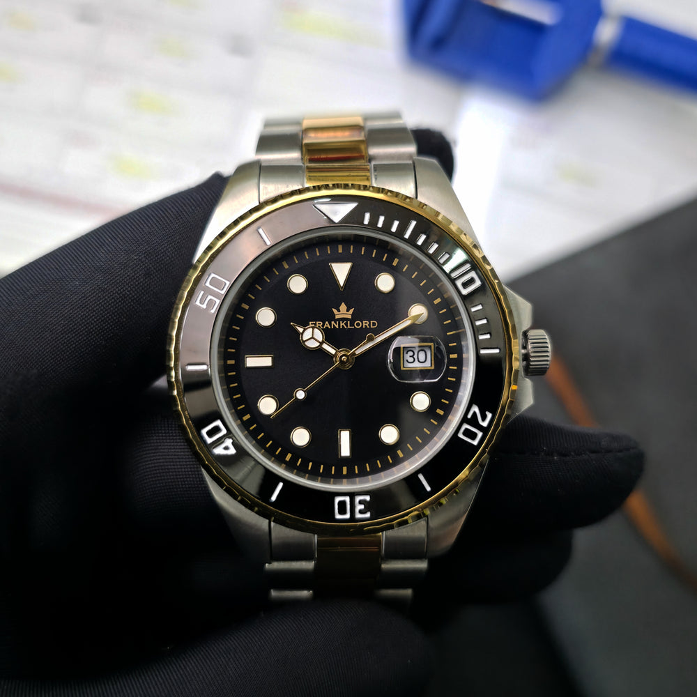 Franklord Regal Mariner – Onyx Gold Black-Gold Stainless Steel