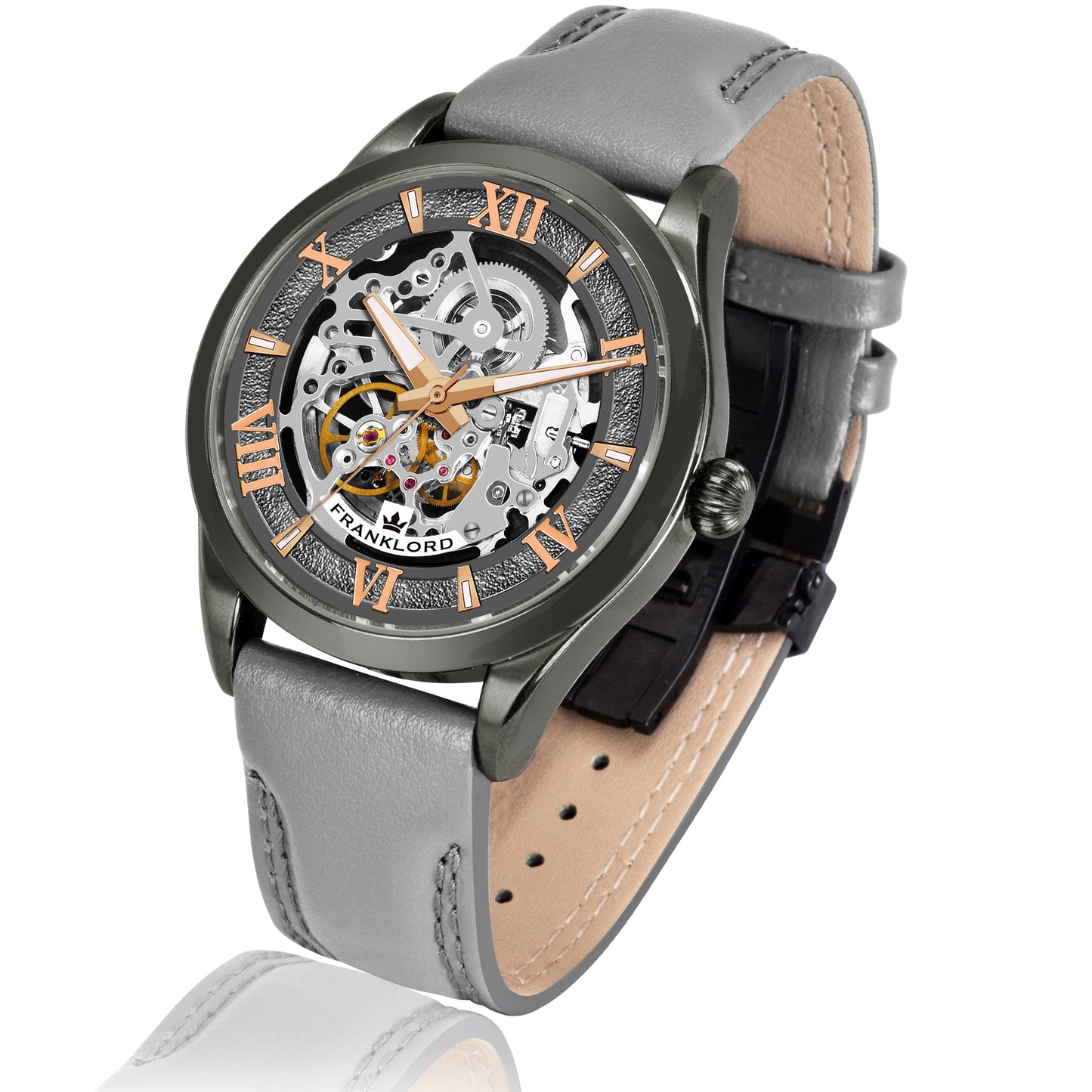 SELF WINDER - Grey - Mechanical Automatic Watch For Men  F-106 GTG 21