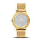 Franklord Classique Emerald - Milanese Bracelet | Slim Green Dial Gold Watch for Men