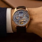 Franklord Navigator Dusk - Dual Time Automatic Skeleton Watch For Men