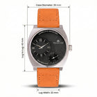 Franklord Eccentrica | Asymmetric Small Second Watch - The Noir Heritage