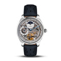 Franklord Navigator Azure - Dual Time Automatic Skeleton Watch For Men