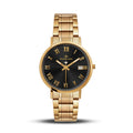 Franklord Ladies Maha Vastu Watch | Black in Gold (Authority Series)