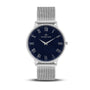 Franklord Classique Royal - Milanese Bracelet | Slim Elegant Blue Dial Watch for Men