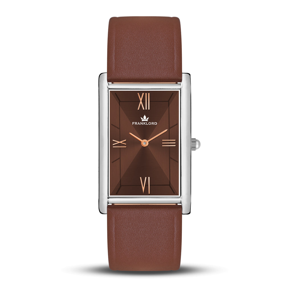 Franklord The Indian Tank – Rustic Bronze | Slim Luxury Watch for Men