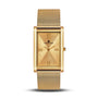 Franklord The Indian Tank – Gold Luxe | Gold Rectangular Slim Watch for Men