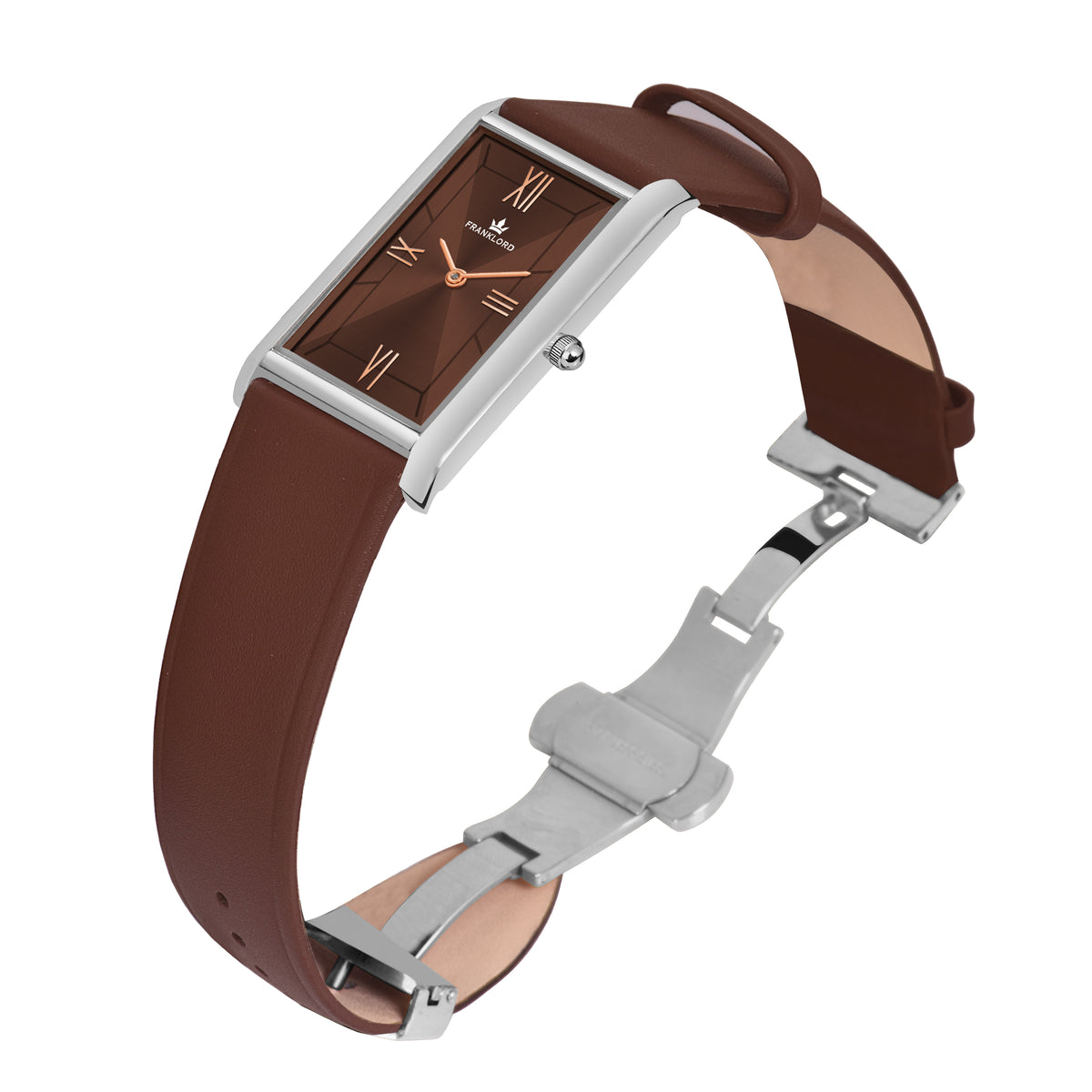 Franklord The Indian Tank – Rustic Bronze | Slim Luxury Watch for Men