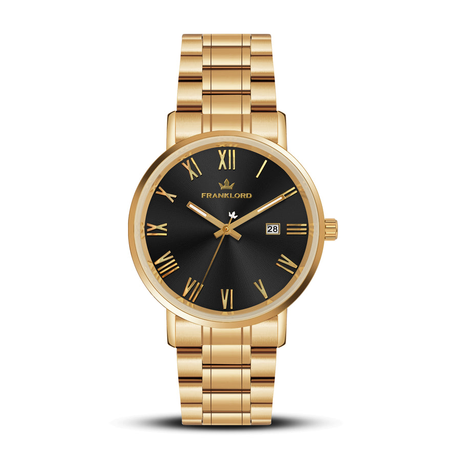 Franklord Mens Maha Vastu Watch - Onyx Black