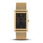 Franklord The Indian Tank – Midnight Gold | Slim Rectangular Black & Gold Luxury Watch
