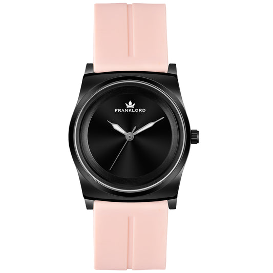 NEW ERA - Baby Pink - Sporty Elegance Unveiling Silicon Watch For Women F-120 BBL