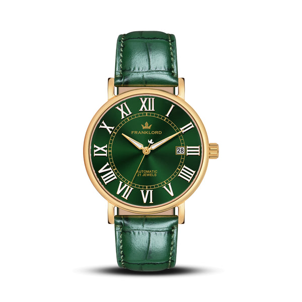 FRANKLORD ETERNAL ROMAN AUTOMATIC – EMERALD GOLD EDITION