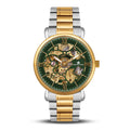 Franklord Mechanis – Emerald Monarch | Luxury Skeleton Automatic Watch