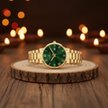 Franklord Mens Maha Vastu Watch - Emerald Green