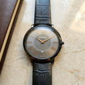 The Classic Roman Men's Watch - Graphite Rose