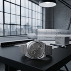 Franklord Eccentrica | Asymmetric Small Second Watch - The Graphite Stealth