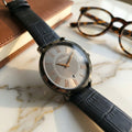 The Classic Roman Men's Watch - Graphite Rose