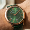 The Classic Roman Men's Watch - Imperial Green