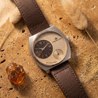 Franklord Eccentrica | Asymmetric Small Second Watch - The Champagne Dune
