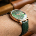 The Classic Roman Men's Watch - Imperial Green