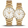 Franklord Maha Vastu Couple Watch Set - Gold & White
