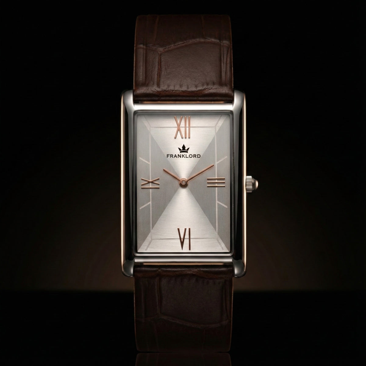 Franklord The Indian Tank – Ivory Crown | Slim Luxury Watch for Men
