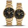 Franklord Maha Vastu Couple Watch Set - Gold & Black