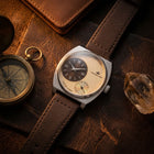 Franklord Eccentrica | Asymmetric Small Second Watch - The Champagne Dune