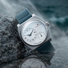 Franklord Eccentrica | Asymmetric Small Second Watch - The Arctic Sapphire