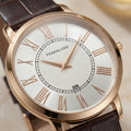 The Classic Roman Men's Watch - Ivory Gold