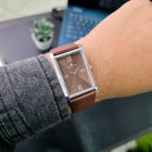 Franklord The Indian Tank – Rustic Bronze | Slim Luxury Watch for Men